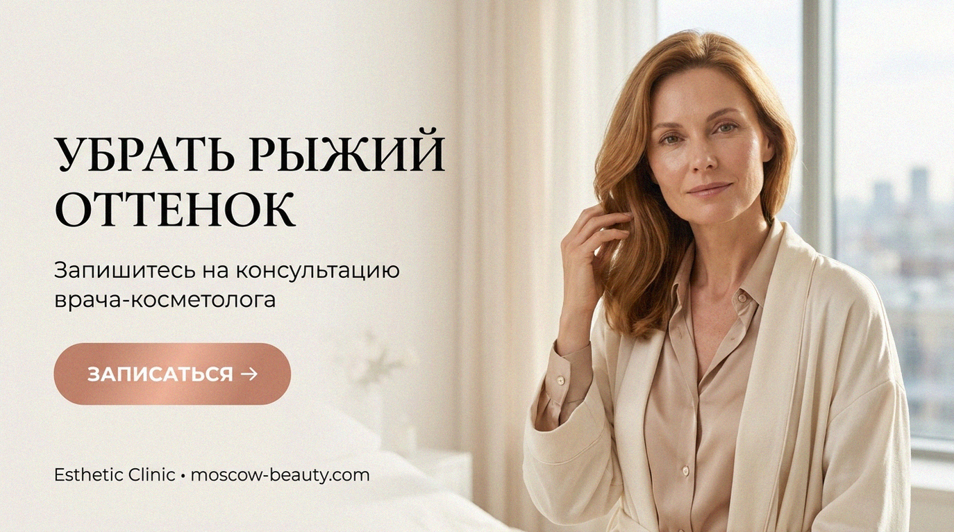 Как убрать рыжий оттенок после окрашивания: 3 проверенных метода — Esthetic Clinic Москва