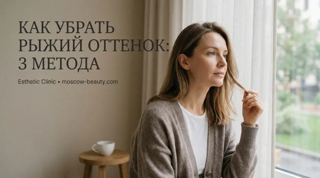 Как убрать рыжий оттенок после окрашивания: 3 проверенных метода — Esthetic Clinic