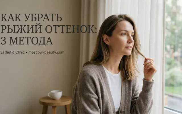 Как убрать рыжий оттенок после окрашивания: 3 проверенных метода