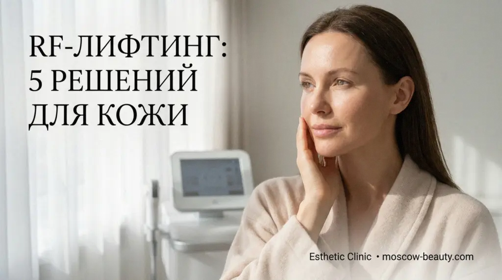 RF-лифтинг лица: 5 проблем кожи, которые решает эта процедура — Esthetic Clinic