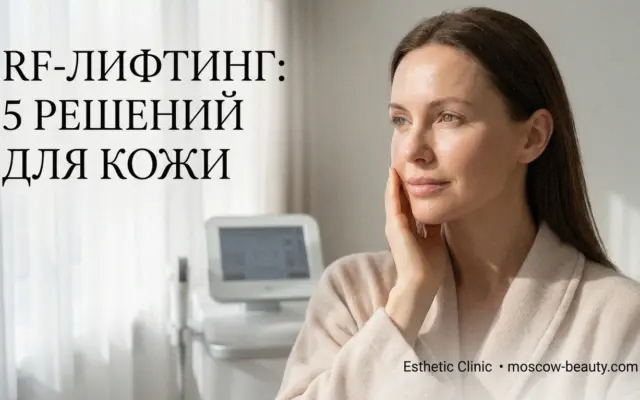 RF-лифтинг лица: 5 проблем кожи, которые решает эта процедура