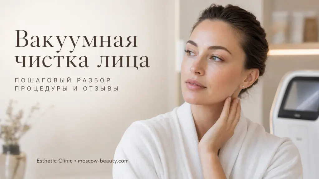 Вакуумная чистка лица — пошаговый разбор процедуры и отзывы