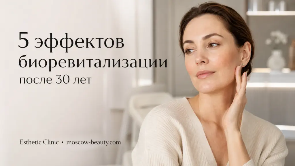 Биоревитализация: 5 главных эффектов для кожи после 30 лет