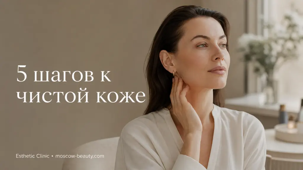 Чистая кожа лица: 5 этапов правильного ухода для улучшения состояния кожи