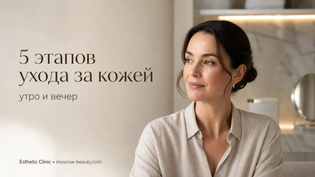 Уход за кожей лица: 5 основных этапов на утро и вечер