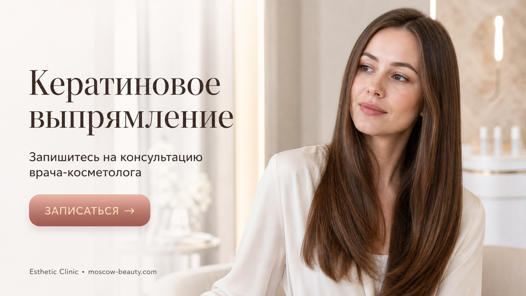 Кератиновое выпрямление волос: честный разбор плюсов и минусов процедуры — Esthetic Clinic Москва
