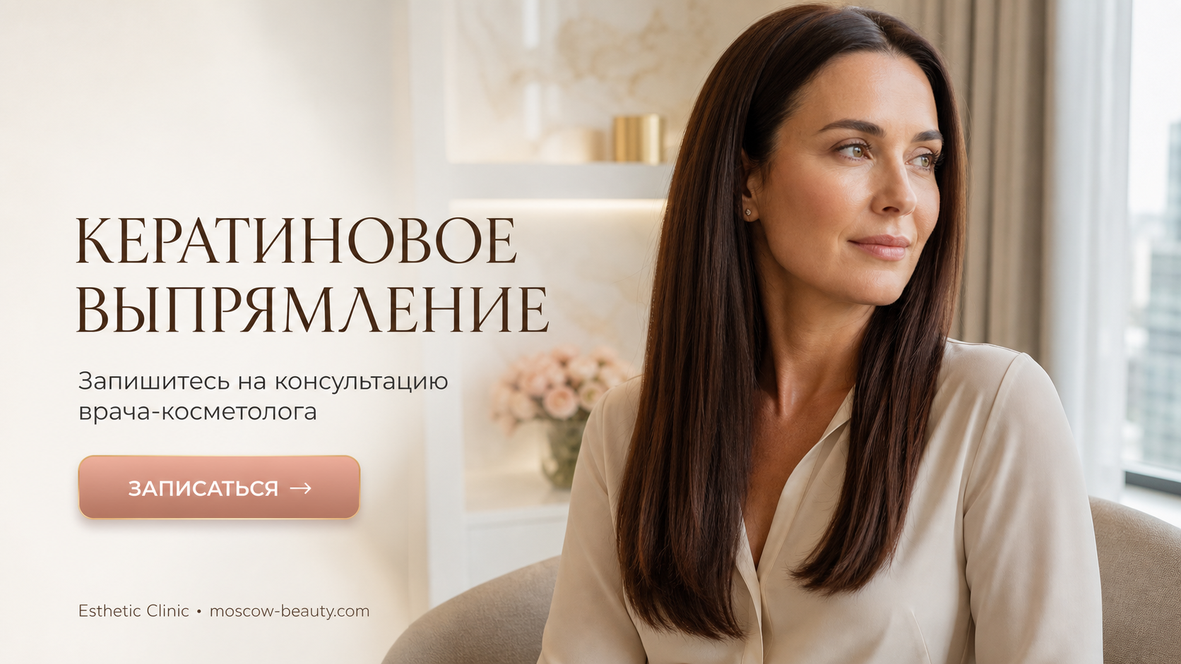 Кератиновое выпрямление волос: честный разбор процедуры, плюсы и минусы — Esthetic Clinic Москва