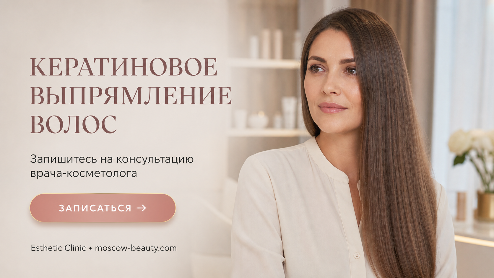 Кератиновое выпрямление волос: вся правда о процедуре, плюсы и минусы — Esthetic Clinic Москва