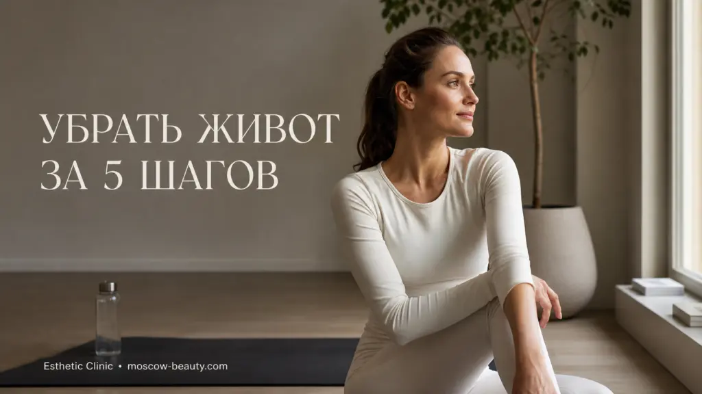 Как убрать живот в домашних условиях: 5 шагов против жировых отложений