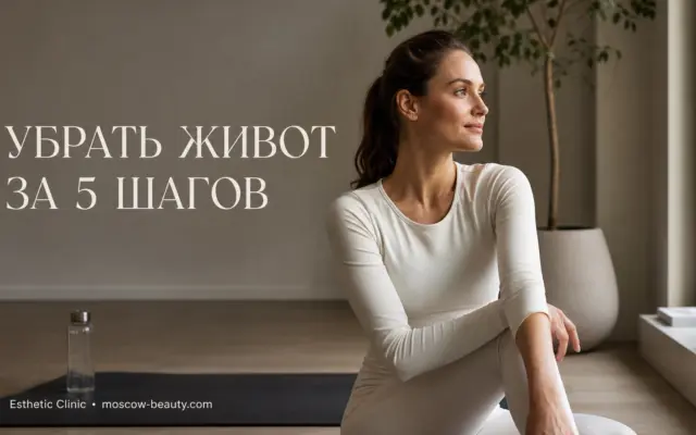 Как убрать живот в домашних условиях: 5 шагов против жировых отложений