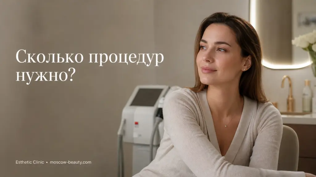 Лазерная эпиляция: сколько процедур нужно для полного удаления волос