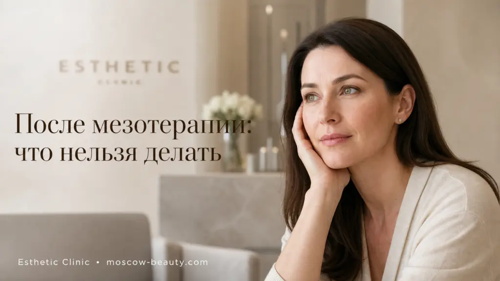 Мезотерапия для лица: что нельзя делать после процедуры — советы специалиста