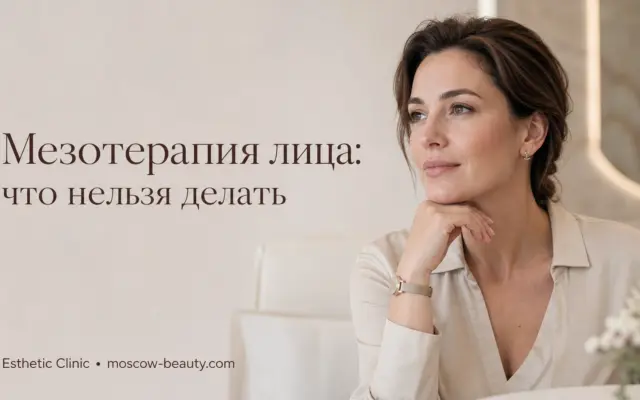 Мезотерапия лица: что нельзя делать после процедуры — полный список ограничений