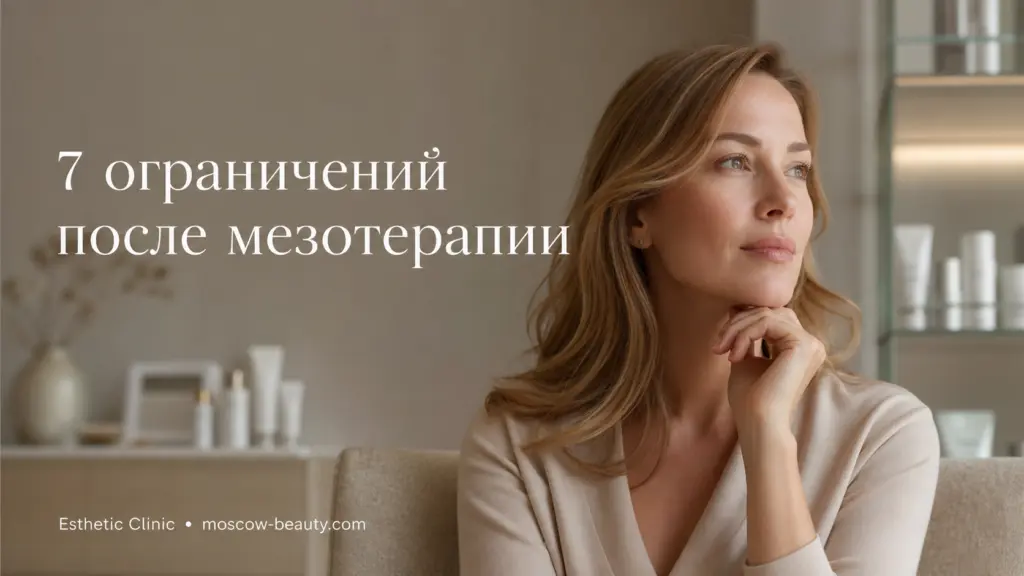 Мезотерапия: 7 главных ограничений после процедуры для быстрого восстановления
