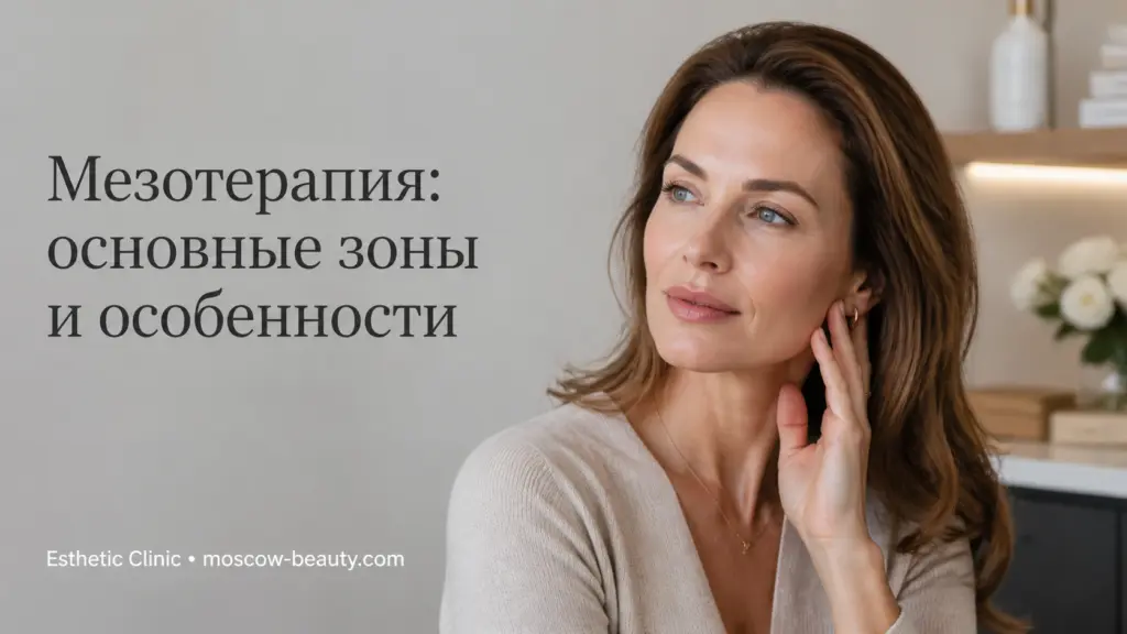Мезотерапия: виды, основные зоны воздействия и особенности процедуры