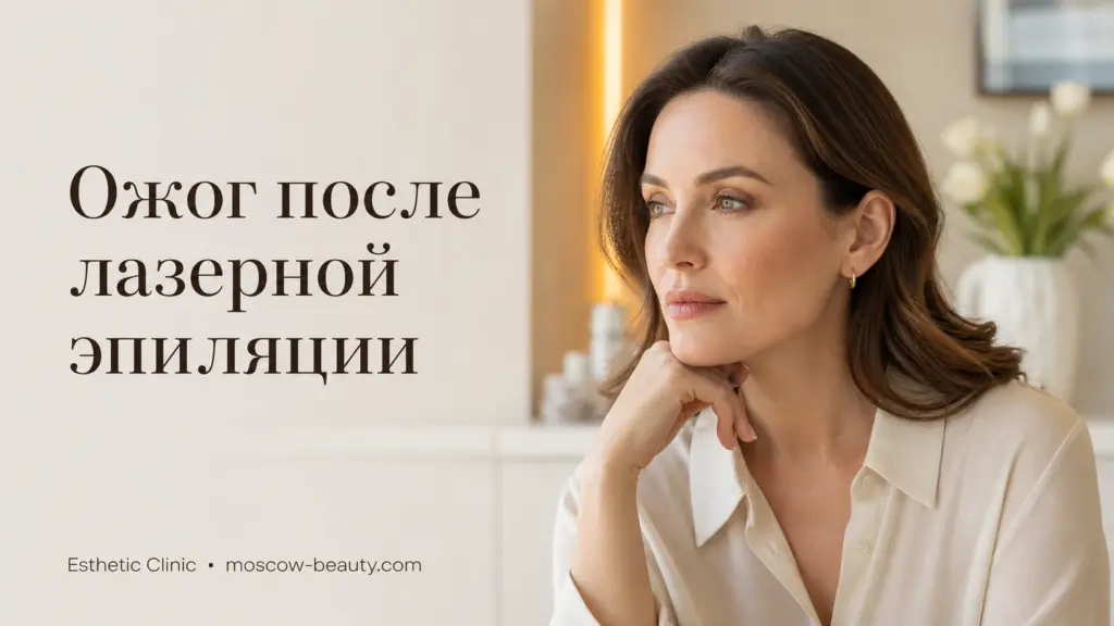 Ожог после лазерной эпиляции: как выглядит, что делать и чем лечить