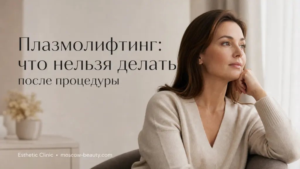 Плазмолифтинг: что нельзя делать после процедуры — полный список ограничений