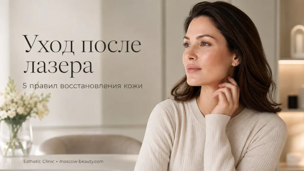 Уход после лазера: 5 правил восстановления кожи и заживления ран
