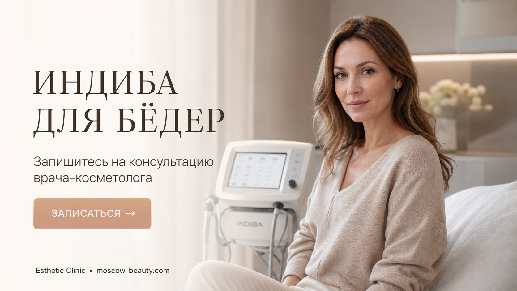 Аппарат Indiba для бёдер: принцип действия терапии и результаты процедуры — Esthetic Clinic Москва