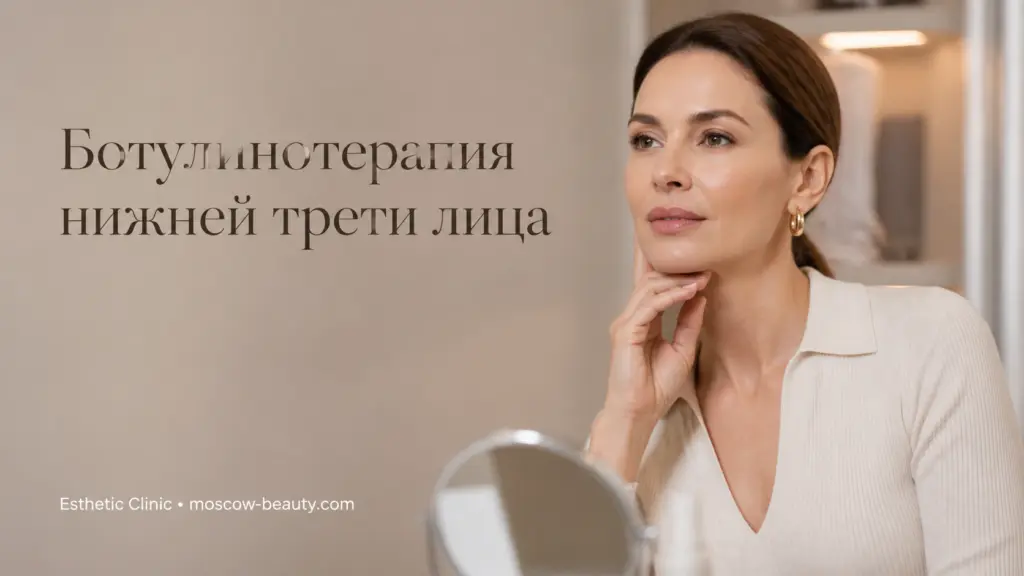 Ботулинотерапия нижней трети лица: как проходит процедура, плюсы и минусы