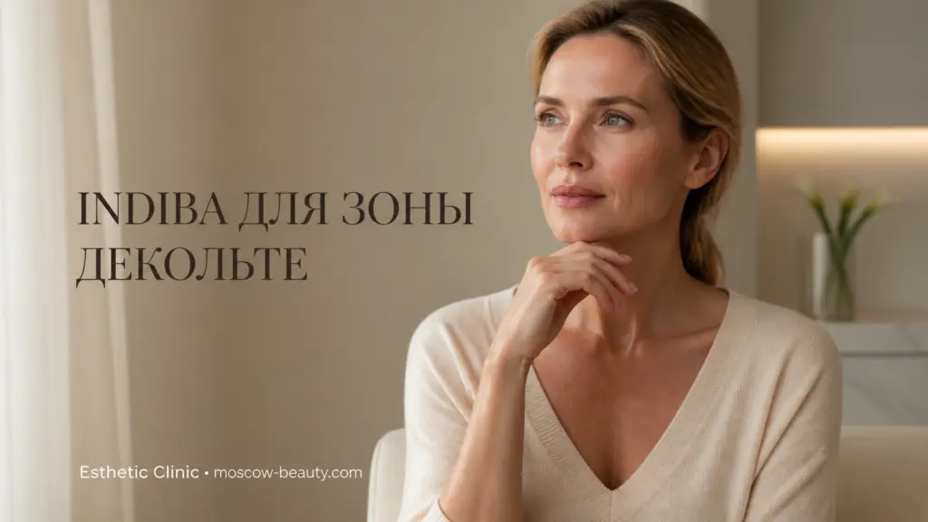 Indiba для зоны декольте: с какими процедурами сочетать аппарат для омоложения кожи