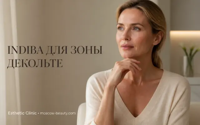 Indiba для зоны декольте: с какими процедурами сочетать аппарат для омоложения кожи