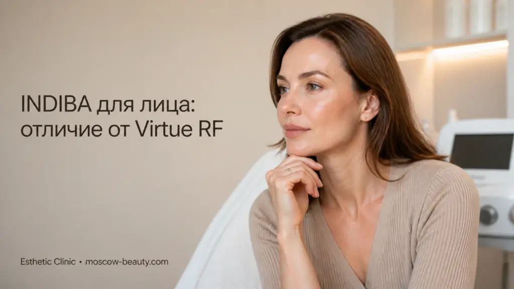 INDIBA для лица: в чем отличие процедуры от аппарата Virtue RF