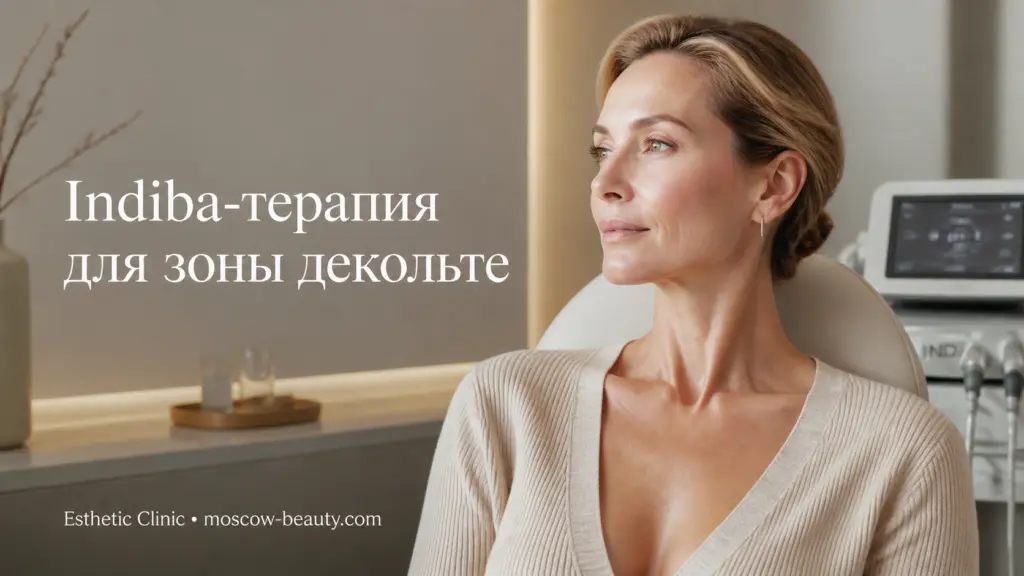 Терапия Indiba для зоны декольте: показания, противопоказания и результаты процедуры