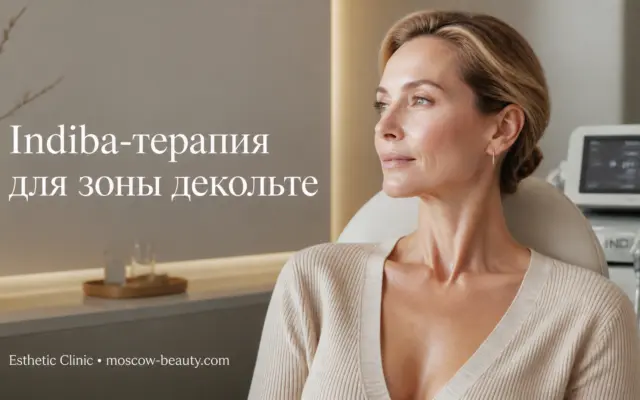 Терапия Indiba для зоны декольте: показания, противопоказания и результаты процедуры