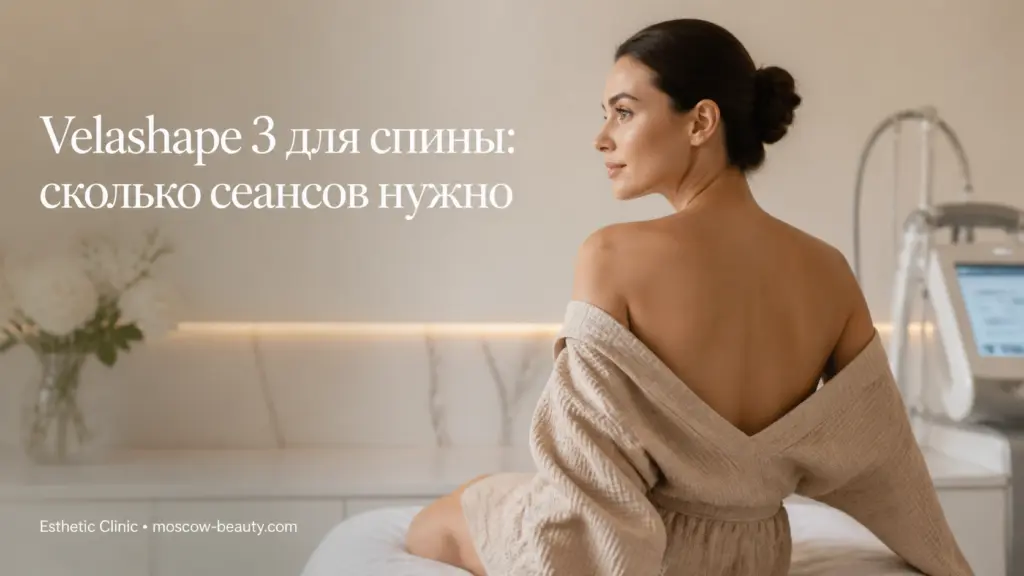 Velashape 3 для спины: сколько сеансов нужно для результата и что важно знать