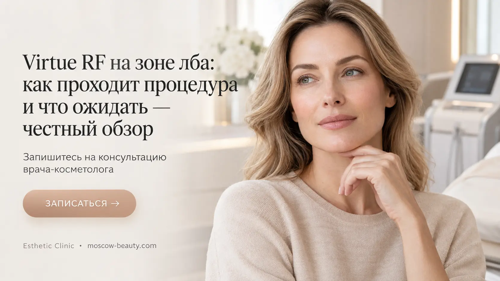 Virtue RF на зоне лба: как проходит процедура и что ожидать — честный обзор — Esthetic Clinic Москва