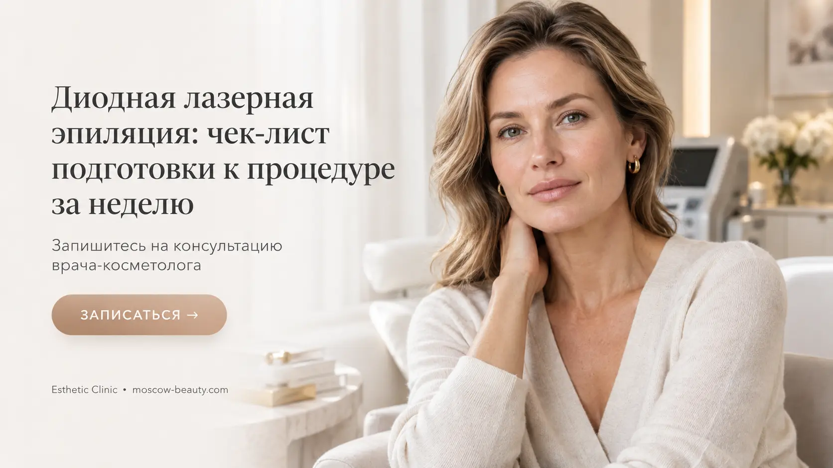 Диодная лазерная эпиляция: чек-лист подготовки к процедуре за неделю — Esthetic Clinic Москва