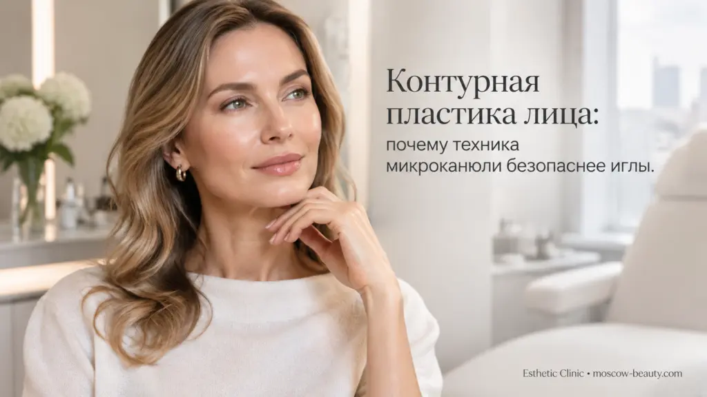 Контурная пластика лица: почему техника микроканюли безопаснее иглы