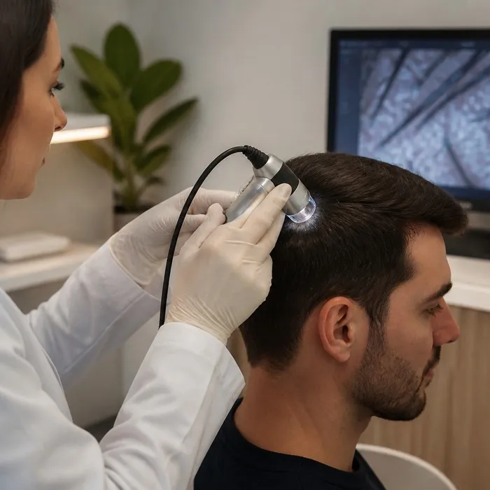 Диагностика волос и кожи головы — фото