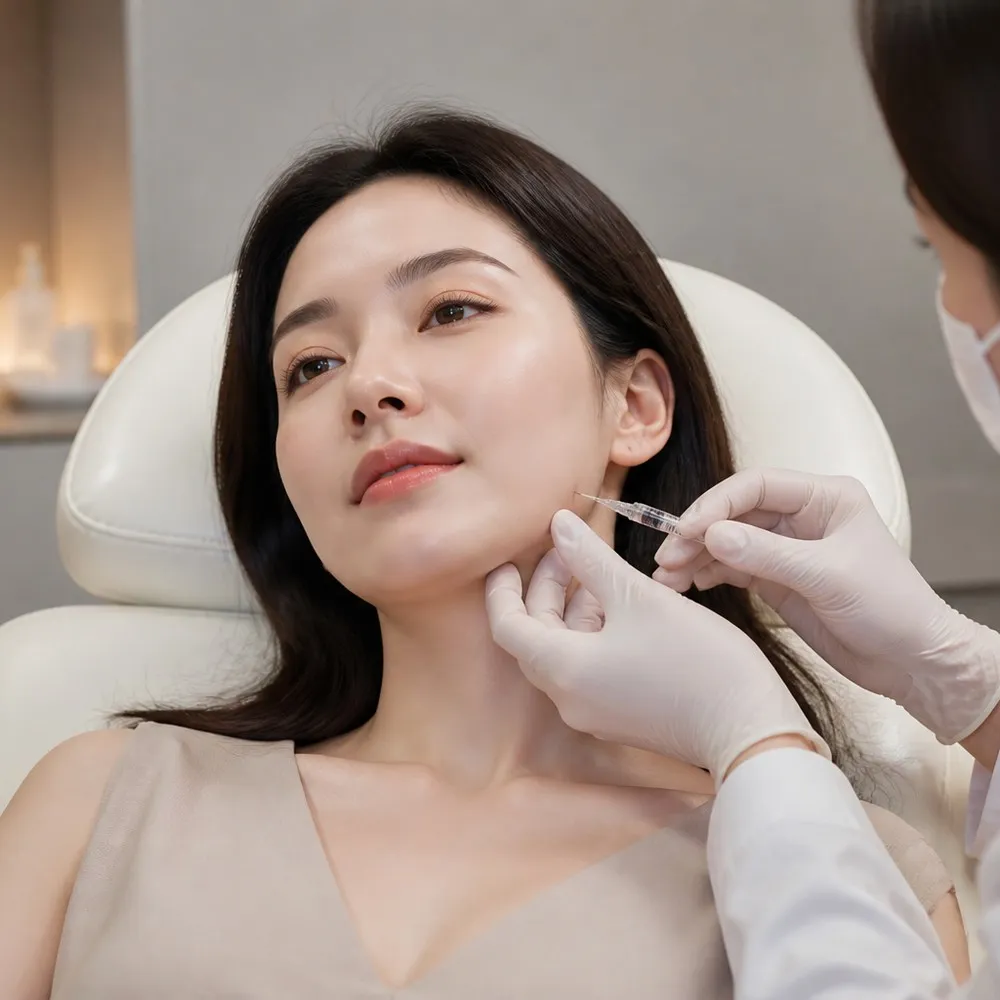 Контурная пластика филлером Aesthefill — процесс 2