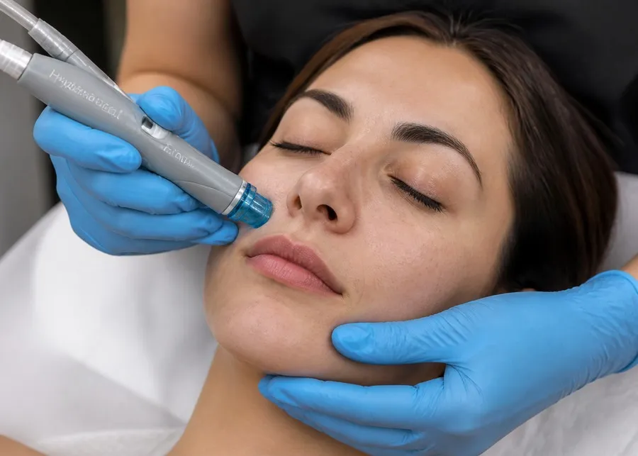 Вакуумная чистка лица HydraFacial — этап 1
